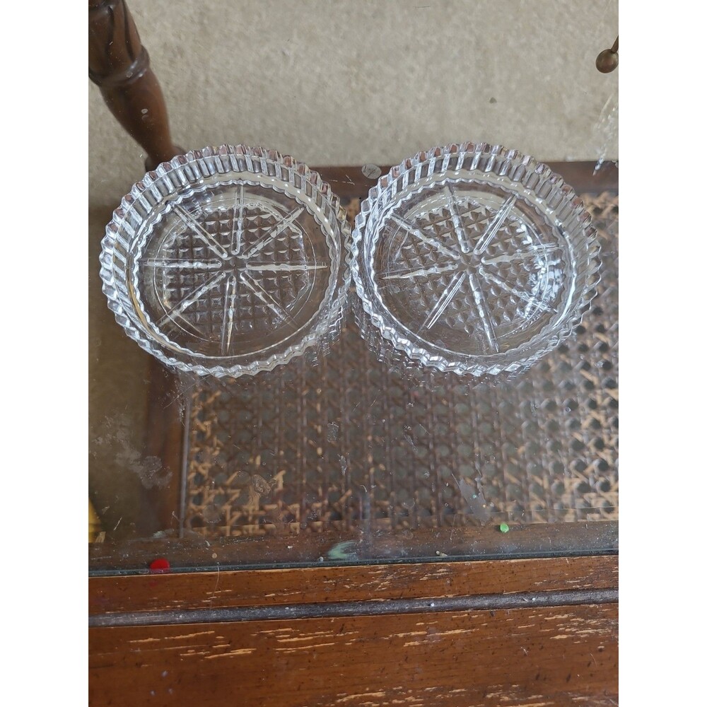 Vintage Princess House Coaster Or Ash Tray Set - Picture 3 of 11